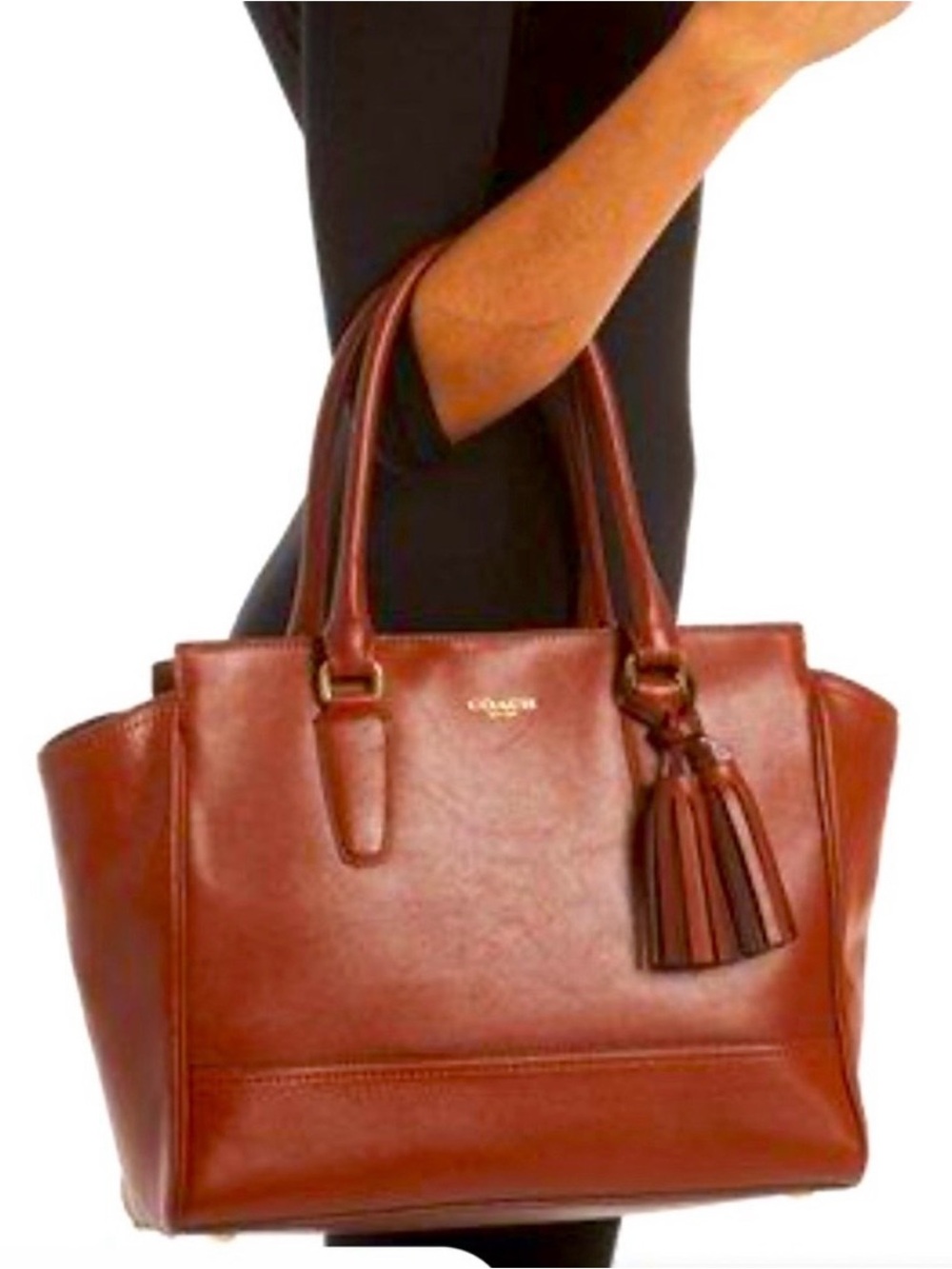 Coach Legacy Candace Carry All Chestnut Brown - Picture 2 of 15
